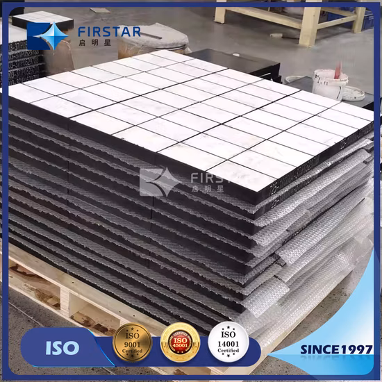 ウェアライナー 複合セラミックライニングゴムシュートライニング