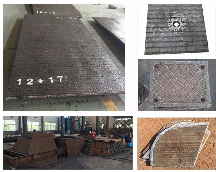 Hardfacing 6+6mm Surfacing Composite Wear Resistant Steel Plate